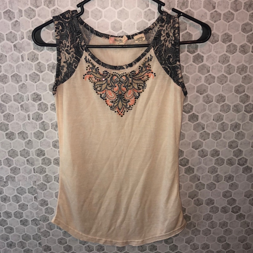 Miss Me Sleeveless Shirt